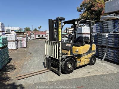 2009 Yale GLP050VX 5,000 lbs Industrial Warehouse Forklift Lift Truck bidadoo