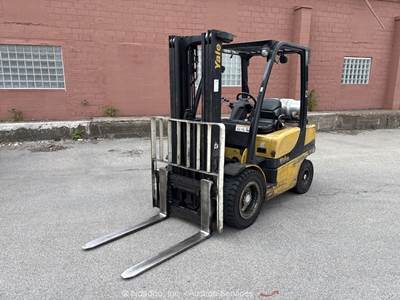 2013 Yale GLP060VX 6,000 lbs Class Industrial Warehouse Forklift LPG bidadoo