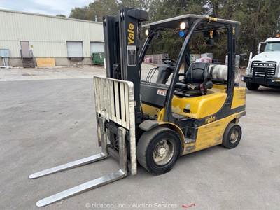 2017 Yale GLP060VXNDSE087 6,000 lbs Class Warehouse Forklift Lift Truck bidadoo