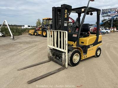 2016 Yale GP050VX 5,000 lbs Industrial Warehouse Forklift Lift Truck D/F bidadoo