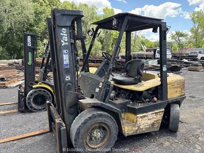 2005 Yale GP080 8,000 lbs Industrial Warehouse Forklift Truck LPG -Parts/Repair
