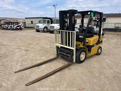 2019 Yale GTP050VX 5,000 lbs Industrial Warehouse Forklift Truck D/F bidadoo
