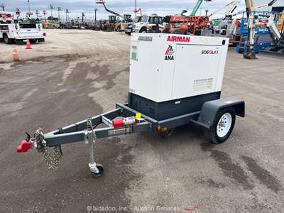 2023 Airman SDG13LAX-81E S/A 10kW Towable Generator 13kVA Genset Kubota bidadoo