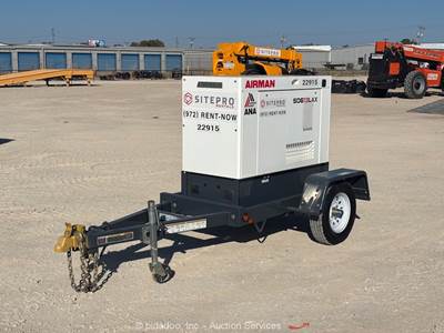 2023 Airman SDG13LAX-81E 10kW S/A Towable Generator 13kVA Genset bidadoo