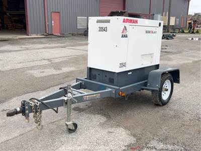 2023 Airman SDG13LAX-8E1 10kW S/A Towable Generator 13kVA Diesel Genset bidadoo