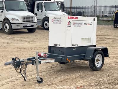 2023 Airman SDG13LAX-8E1 10kW S/A Towable Generator 13kVA Diesel Genset bidadoo