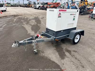 2023 Airman SDG13LAX-8E1 10 kW Towable Generator 13 kVA Genset bidadoo