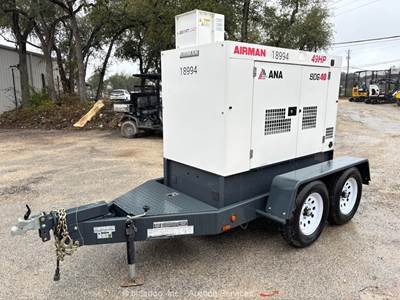 2022 Airman SDG40S-E81 30kW Towable Generator 36kVA Kubota Genset Diesel bidadoo