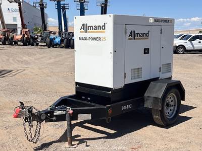 2018 Allmand MP25 S/A 20kW Towable Generator 25kVA Genset Diesel Isuzu bidadoo