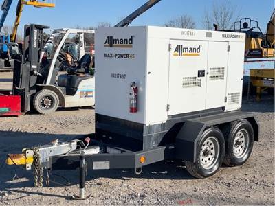 2020 Allmand MP45 36 kW Towable Generator 45 kVA Genset Isuzu Diesel bidadoo
