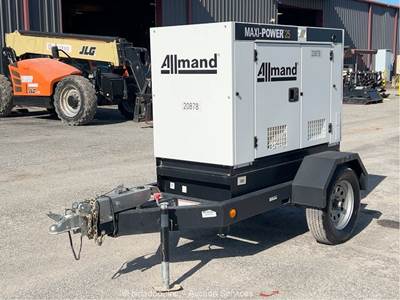 2023 Allmand Maxi-Power 25 S/A 20kW Towable Generator 25kVA Genset Isuzu bidadoo