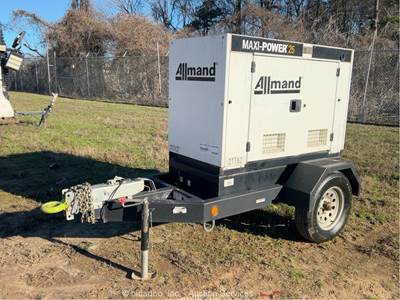 2023 Allmand Maxi-Power 25 S/A 20kW Towable Generator 25kVA Genset Isuzu bidadoo