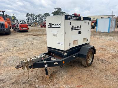 2023 Allmand Maxi-Power 25 S/A 20kW Towable Generator 25kVA Genset Isuzu bidadoo