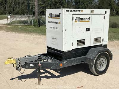2019 Allmand Maxi-Power 25 S/A 20kW Towable Generator 25kVA Genset Isuzu bidadoo