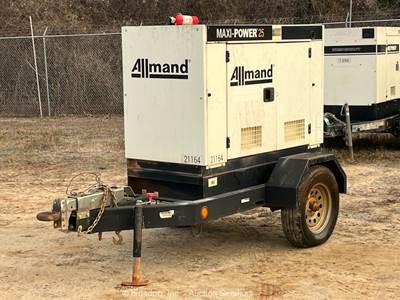 2023 Allmand MAXI-POWER25 S/A 20kW Towable Generator 25kVA Genset Isuzu bidadoo