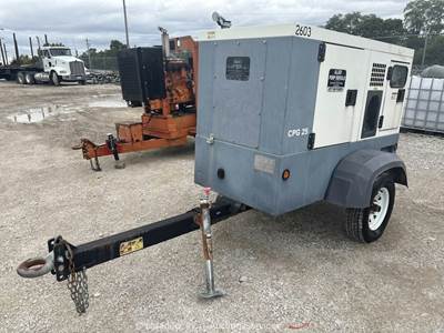 2017 Atlas Copco 25 KVA NB 20kW Towable Generator Diesel Genset Trailer bidadoo