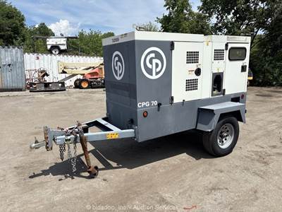 2017 Atlas Copco 70 KVA ID 56 kW Towable AC Generator 70 kVA GenSet bidadoo