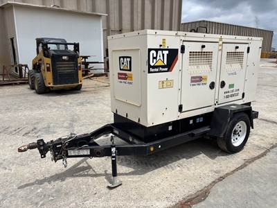 2019 Caterpillar XQ60 S/A 60 kVA Towable Diesel Generator Genset Trailer bidadoo