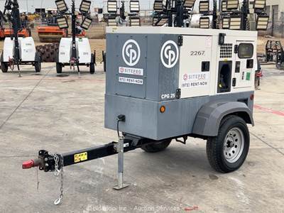 2021 Chicago Pneumatic CPG25 20kW Towable Generator 25kVA Genset Isuzu bidadoo