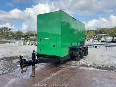 2015 Cummins C300D6R Tri/A 300kW Towable Generator 375kVA Genset Trailer bidadoo