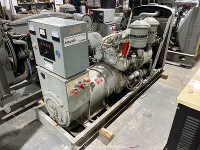 DPS 150kW Portable Skid Mounted 15kVA Generator GenSet Detroit Diesel bidadoo