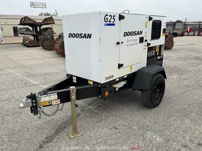 2023 Doosan G25WDO-T4F 25 kVA Diesel 25kW Towable Generator bidadoo -Repair