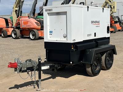 2019 Generac MMG45IF4 38kW Towable Generator 47kVA Genset Trailer Isuzu bidadoo