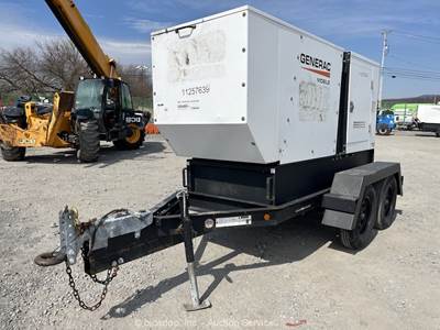 2021 Generac MMG75DF4 T/A 60kW Towable Generator Genset 75kVA John Deere bidadoo