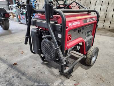 2018 Honda EB5000X 5kW Portable Gas Power Generator 5,000 Watts Genset bidadoo