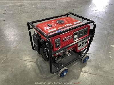 Honda EM5000SX 5kW 5,000 Watt Portable Generator Honda Gas Engine Cart bidadoo
