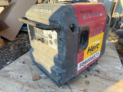 2016 Honda EU3000IS Portable 3,000 Watt Inverter Generator Genset Unit bidadoo