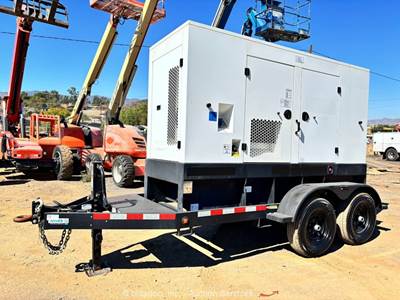 2021 JCB G70RS 56kW Towable Generator 70kVA Genset Diesel Trailer bidadoo