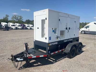 2021 JCB G70RS T/A 56kW Towable Generator 70kVA Genset Tier 4 Final bidadoo