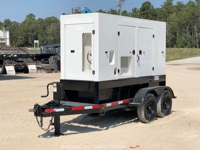 2020 JCB G70RS T/A 56kW Towable Generator 70kVA Genset Tier 4 Final bidadoo