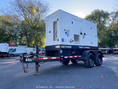 2021 JCB G70RS T/A 56kW Towable Generator 70kVA Genset Tier 4 Final bidadoo