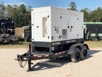 2021 JCB G70RS T/A 56kW Towable Generator 70kVA Genset Tier 4 Final bidadoo