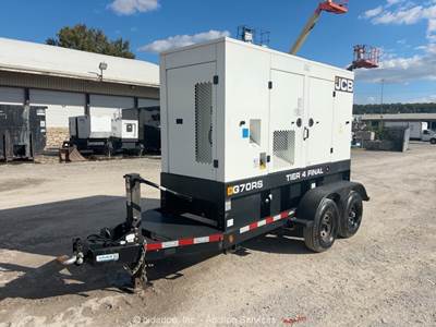 2020 JCB G70RS 56kW Trailer Mounted Generator Diesel Three Phase bidadoo