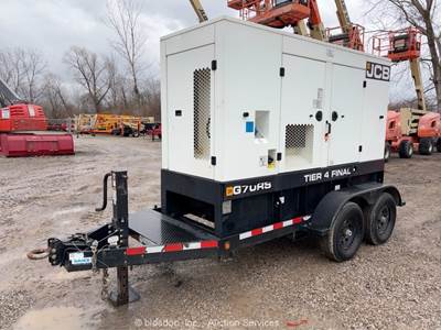 2021 JCB G70RS  T/A Towable 70kVA Diesel Generator 56kW Genset -Parts/Repair