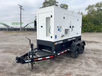 2021 JCB G70RST4F T/A 70 kW Towable Mounted Generator JCB Diesel GenSet bidadoo