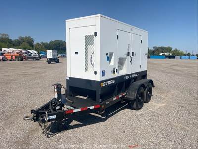 2021 JCB G70RSTF4 T/A Towable 56kW Generator JCB Diesel GenSet bidadoo