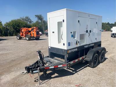 2021 JCB G70RSTF4 T/A Towable 56kW Generator 70 kVA Diesel GenSet bidadoo