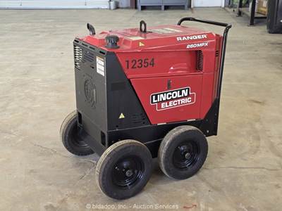 2022 Lincoln Ranger 260MPX Portable Welder Stick Tig Mig Gas Generator bidadoo