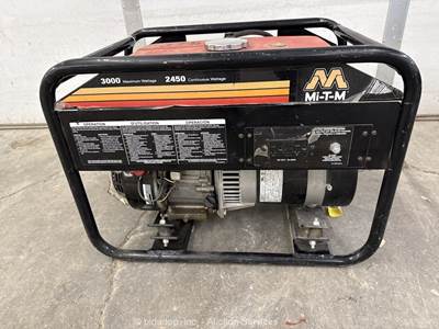 2017 Mi-T-M GEN-3000-1MHO 3,000W Portable Generator Genset Power Honda bidadoo