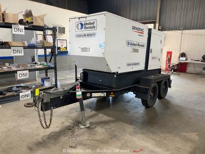 2019 Magnum MMG75DF4 T/A 60kW Towable Generator 75kVA Genset Diesel bidadoo