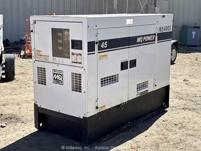 2017 Multiquip DCA-45SSIU4F 36kW Towable Generator 45kVA Genset Isuzu bidadoo