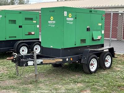 2016 Multiquip DCA-45SSIU4F 36kW Towable Generator Isuzu 45kVA Genset bidadoo