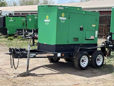 2016 Multiquip DCA-45SSIU4FSG 36kW Towable Generator Isuzu 45kVA Genset bidadoo