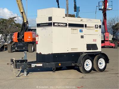 2020 Multiquip DCA-70SSIU4F 56kW Towable Generator 70kVA Genset Isuzu bidadoo