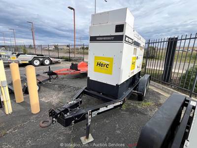 2017 Multiquip DCA-70SSIU4F 56kW Towable Generator 70kVA Genset Isuzu bidadoo