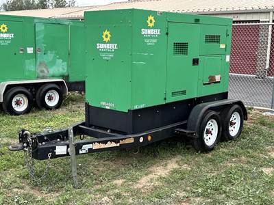 2017 Multiquip DCA-70SSIU4F T/A 56kW Towable Generator 70kVA Genset bidadoo